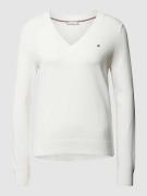 Tommy Hilfiger Pullover mit regulärem Schnitt und unifarbenem Design i...