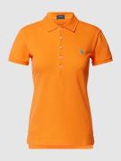 Polo Ralph Lauren Slim Fit Poloshirt mit Label-Stitching Modell 'JULIE...