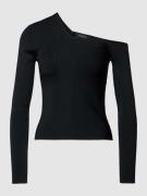 Lauren Ralph Lauren Longsleeve mit Feinripp-Struktur in Black, Größe X...