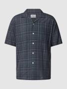 JAKE*S STUDIO MEN Regular Fit Freizeithemd mit Karomuster in Marine, G...