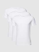 Tommy Hilfiger T-Shirt mit Rundhalsausschnitt im 3er-Pacl in Weiss, Gr...