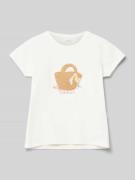 Name It T-Shirt mit Motiv-Stitching Modell 'HATTIE' in Offwhite, Größe...