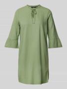 Vero Moda Regular Fit Tunikakleid aus Viskose-Leinen-Mix Modell 'MYMIL...