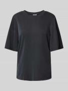 Jake*s Collection Regular Fit T-Shirt mit Rundhalsausschnitt in Black,...