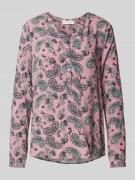 Christian Berg Woman Bluse aus Viskose mit Paisley-Muster in Altrosa, ...