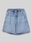 s.Oliver RED LABEL Jeansshorts mit Tunnelzug in Blau, Größe 122