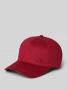 CK Calvin Klein Basecap mit Label-Stitching in Bordeaux, Größe 1