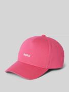 HUGO Basecap mit Label-Stitching Modell 'Cara' in Pink, Größe 1