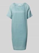 Marc O'Polo Knielanges Kleid mit Rundhalsausschnitt in Mint, Größe 40