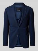 Roy Robson Regular Fit Sakko mit Strukturmuster in Marine, Größe 50