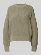 Jake*s Casual Relaxed Fit Strickpullover mit überschnittenen Schultern...