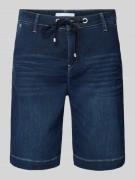 MAC Regular Fit Jeansshorts mit Tunnelzug Modell 'Jogg`n Short' in Dun...