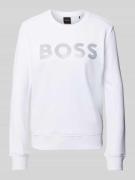 BOSS Orange Sweatshirt mit Label-Strasssteinbesatz Modell 'Ebossa' in ...