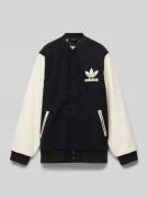 adidas Originals Bomberjacke mit Label-Stitching in Black, Größe 152