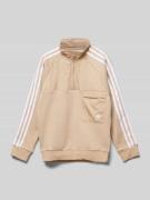 adidas Originals Sweatshirt mit kurzer Reißverschlussleiste Modell 'CR...