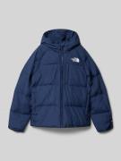 The North Face Daunenjacke mit Label-Print Modell 'NORTH' in Marine, G...