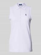 Polo Ralph Lauren Slim Fit Poloshirt im ärmellosen Design Modell 'JULI...