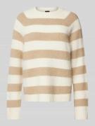 BOSS Strickpullover aus Alpaka-Mix mit Rundhalsausschnitt in Beige, Gr...