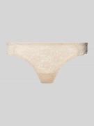 Triumph String in semitransparentem Design Modell 'AMOURETTE' in Beige...