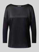 Christian Berg Woman Comfort Fit Longsleeve in Seiden-Optik in Black, ...