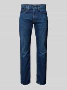 Levi's® Tapered Fit Jeans im 5-Pocket-Design Modell '502™' in Jeansbla...