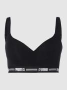 Puma Bralette mit Logo-Bund in Black, Größe XS