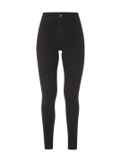 Noisy May Skinny Fit Jeans aus Coloured Denim in Black, Größe S30