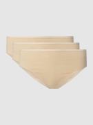 Schiesser Panties im 3er-Pack in Beige, Größe 36