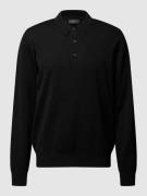 MAERZ Muenchen Strickpullover aus reiner Schurwolle in Black, Größe 48