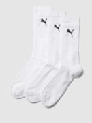 Puma Sportsocken im 3er-Pack in Weiss, Größe 39/42