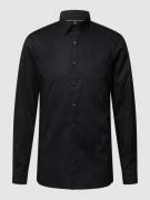 OLYMP No. Six Super Slim Fit Business-Hemd mit Kentkragen in Black, Gr...