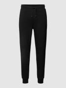 Karl Lagerfeld Jogpants mit Label-Patch in Black, Größe XL