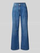 Betty Barclay Wide Leg Jeans im 5-Pocket-Design in Jeansblau, Größe 36