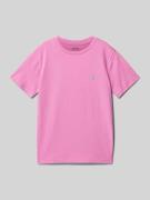 Polo Ralph Lauren Teens T-Shirt aus reiner Baumwolle in Pink, Größe L