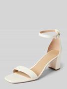 Lauren Ralph Lauren Sandalette mit Blockabsatz Modell 'LOGAN' in Weiss...