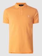 Polo Ralph Lauren Slim Fit Poloshirt aus Baumwolle in Apricot, Größe S