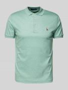 Polo Ralph Lauren Poloshirt mit Label-Stitching in Mint, Größe S