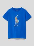 Polo Ralph Lauren Kids T-Shirt mit Logo-Print in Royal, Größe 116