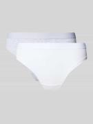 Snocks Slip mit breitem elastischem Bund im 2er-Pack in Hellgrau, Größ...
