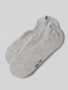 Snocks Socken aus Baumwoll-Mix Modell 'INVISIBLE' in Silber Melange, G...