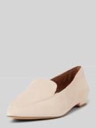 Newd Tamaris Ballerinas aus Leder in unifarbenem Design in Beige, Größ...