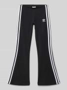 adidas Originals Flared Fit Leggings mit Label-Print in Black, Größe 1...