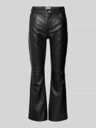 Zadig & Voltaire Flared Lederhose im 5-Pocket-Design Modell 'PUSH CUIR...