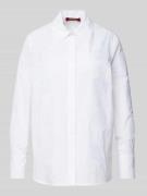 Max Mara Studio Regular Fit Hemdbluse mit Lochstickerei Modell 'SESIA'...