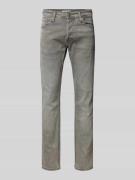 Jack & Jones Slim Fit Jeans im 5-Pocket-Design Modell 'GLENN' in Hellg...