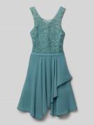 G.O.L. Kleid mit Ausbrenner-Effekt in Mint, Größe 140