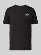 PUMA PERFORMANCE T-Shirt mit Label-Stitching in Black, Größe XXL