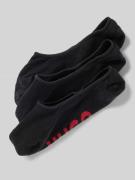 HUGO Füßlinge mit Label-Print im 3er-Pack in Black, Größe 41/42