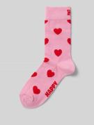 Happy Socks Soccken mit Stretch-Anteil Modell 'Heart' in Pink, Größe 3...