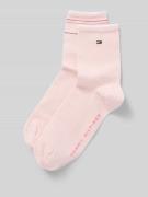 Tommy Hilfiger Socken mit elastischem Rippenbündchen im 2er-Pack in Ro...